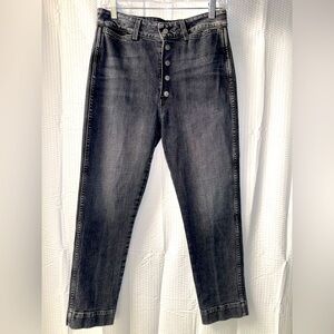 AMO Audrey jeans with snaps in a vixen wash size 29